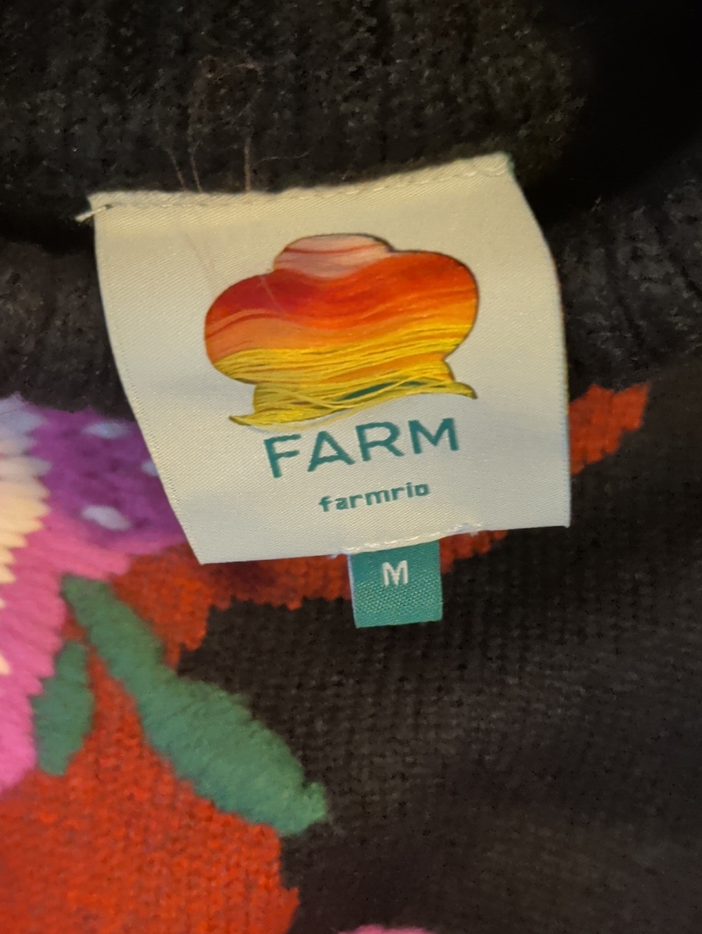 🌸🩷FARM Rio Black Knit Sweater - Picture 9 of 9